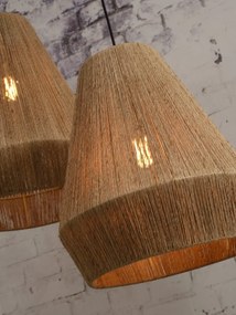 Lustra suspendata eco din iuta Iguazu S conic 40cm