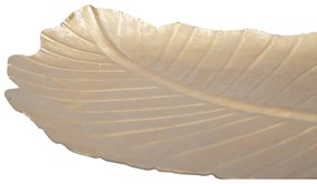 Decorațiune Mauro Ferretti Leaf, 35,5 x 23 cm, auriu