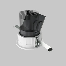 Spot LED incastrabil design tehnic Wise alb