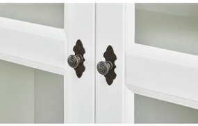 Vitrina Cabana Alb Si Antracite, Dreapta, 67.5 Cm