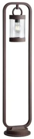 Mini stalp exterior 1 bec E27 cu senzor Sambesi 404160124 Trio
