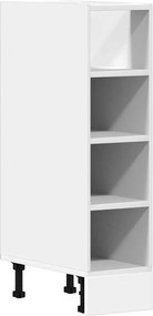 vidaXL Dulap inferior "Riga" alb 20x44,5x81,5 cm lemn prelucrat