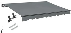 Juskys Marchiză 300 cm - gri