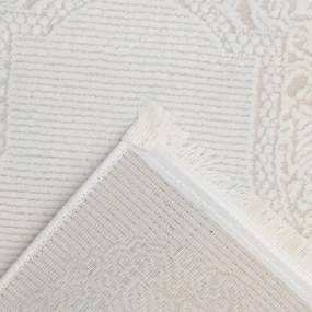 Covor Modern Living, Dormitor Dreptunghiular Porto 0605A Crem (Alege dimensiunea: 100 x 200)