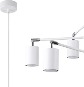 Lustră albă din metal Virta – Sollux