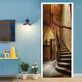 Fototapeta pentru usa MONAMOUR STAIRS 86x200 cm