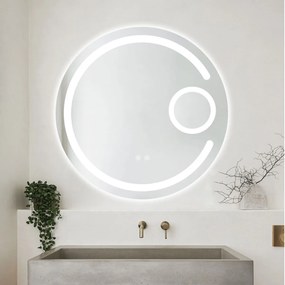 Oglinda Led Rotunda, 70cm, Oglindă Cosmetică, EsnJ130