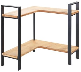 WENKO 53028100 - Poliță LOU 30 x 33 cm, negru/maro