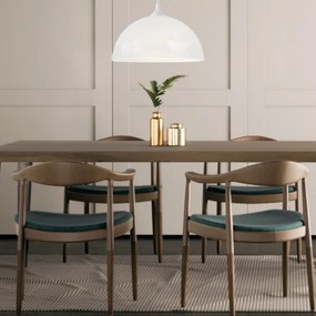 Lustră pe cablu 1xE27/60W/230V cafea