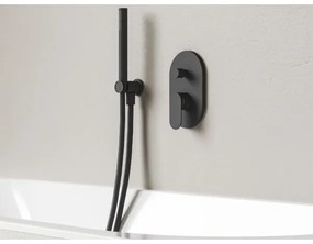 Ravak X070466 - Baterie de duș pentru montaj ascuns CHROME, neagră