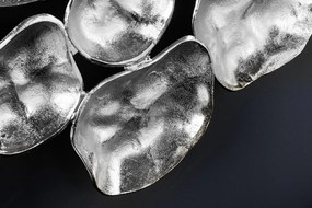 Decoratiune perete design modern VARIATION 100cm, argintiu