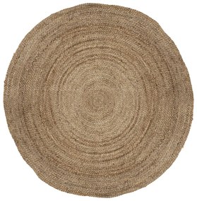 Covor decorativ rotund, pânză, Ø 120 cm