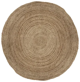 Covor decorativ rotund, pânză, Ø 120 cm