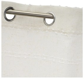 Draperie albă-bej din amestec de in 140x260 cm Nodes – Casa Selección