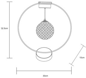 Corp de iluminat solar LED/0,06W/1,2V argintiu IP44 Globo 36618