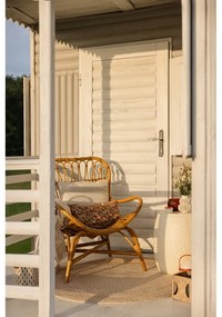 Măsuță auxiliară de grădină Bonami Selection Dalia, ø 40 cm, alb