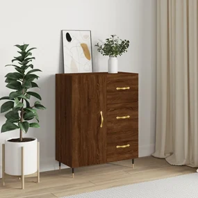 827899 vidaXL Servantă, stejar maro, 69,5x34x90 cm, lemn prelucrat