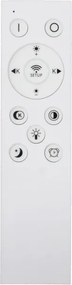 Fulgur s-43059 - Plafonieră LED NOMY 50W/230V CCT UGR IP40, diam. 60 cm, negru + telecomandă