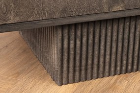 Comoda TV cu model optic 3D, Lemn mahon gri, ART DECO 170cm