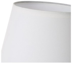 Veioză maro din ceramică cu abajur textil (înălțime 27,5 cm) – Casa Selección