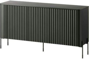 Comoda VERA, negru, PAL laminat, 150x40x80 cm