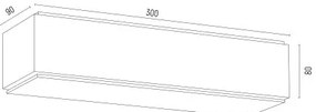 Aplica de perete design modern Carlson 30cm