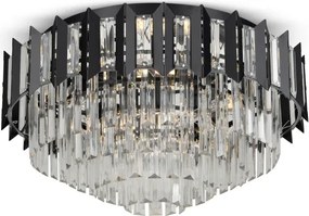 BRILAGI - Plafonieră SPECTRA 5xE14/40W/230V diam. 48 cm neagră