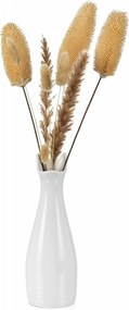 Vaza decorativa din ceramica Sfeexun, alb, 33 cm