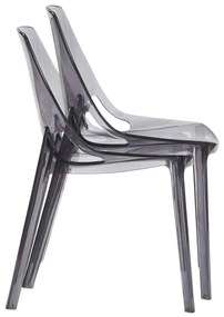 SCAUN PLASTIC BOSTON - FUME