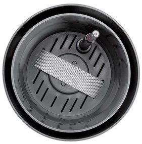 Ghiveci cu auto-irigare Plastia Tolita, gri, diam. 16 cm, diam. 16 cm