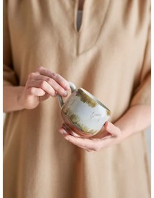 Cești 4 buc. pentru cappuccino din gresie 200 ml Jade – Bloomingville