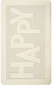 Covoraș de baie crem 60x100 cm Happy – Foutastic