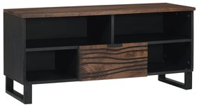 vidaXL Dulap TV - 100 x 33.5 x 46 cm, făcut din lemn masiv de mango.