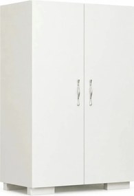 Dulap MADA4 AYAK, alb, PAL melaminat, cu 2 usi, 60x35x94 cm