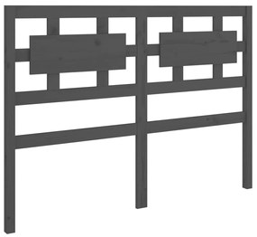 Tablie de pat, gri, 140,5x4x100 cm, lemn masiv de pin Gri, 140.5 x 4 x 100 cm, 1