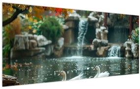 Tablou - iaz asiatic (120x50 cm)