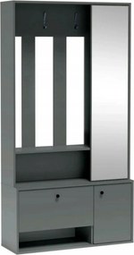 Mobilier hol SPOT, verde, PAL laminat/metal, 100x33x191 cm