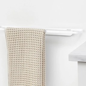 Suport pentru prosoape Brabantia MindSet 1005695, Acoperit mineral, Kit de montare inclus, Până la 2 kg, Alb