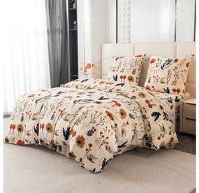 Lenjerie cocolino PAPAVA crem Dimensiune lenjerie de pat: 70 x 90 cm | 140 x 220 cm