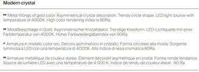 Lustra LED moderna design deosebit Krone