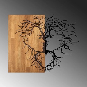 Accesoriu decorativ de perete din lemn Love - 315