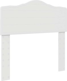 vidaXL Tăblie cap Alb 80 cm Lemn compozit