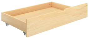 Sertare pentru pat, 2 buc., lemn masiv de pin Maro