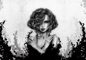 Fototapet - Portret de femeie (152,5x104 cm)