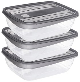 Caserole 3 buc. pentru mâncare Vedo – Curver