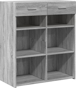vidaXL Dulap, sonoma gri, 80x42,5x93 cm, lemn prelucrat