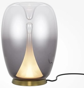 Veioza LED / Lampa de masa design decorativ Splash auriu/gri