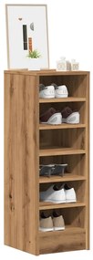 vidaXL Pantofar, stejar artizanal, 32x35x92 cm lemn prelucrat