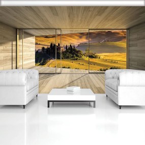 Fototapet - Privire - Toscania (254x184 cm)