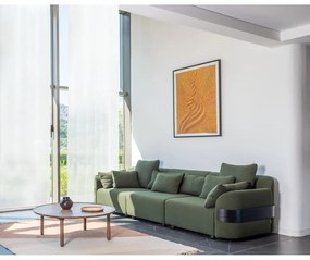 Măsuță de cafea maro rotundă din lemn de stejar ø 100 cm Mu – Gazzda